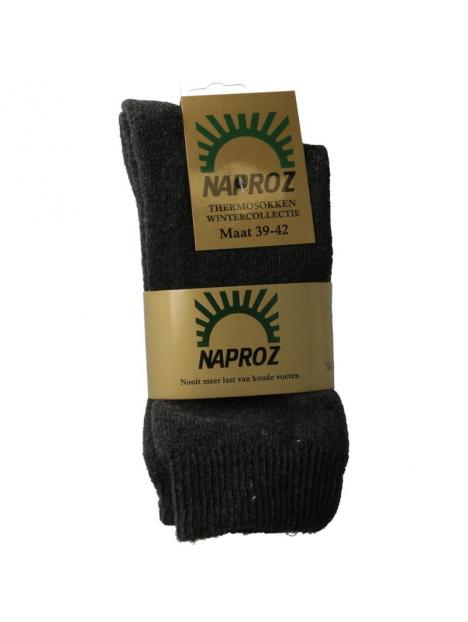 Naproz Thermo sokken grijs 39-42