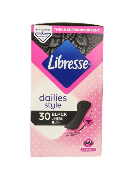 Libresse Inlegkruisjes normaal black