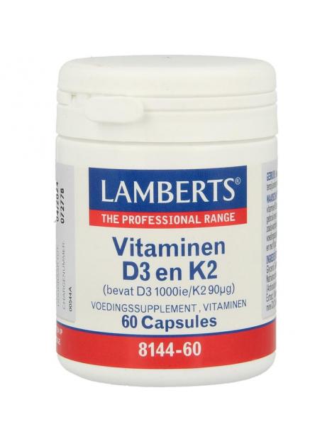 Lamberts vit d3 en k2 /l8144-60h