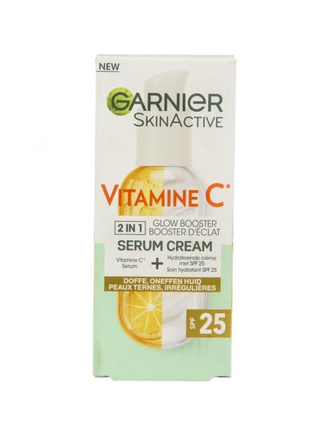 Garnier skinact vitc serum cream spf25