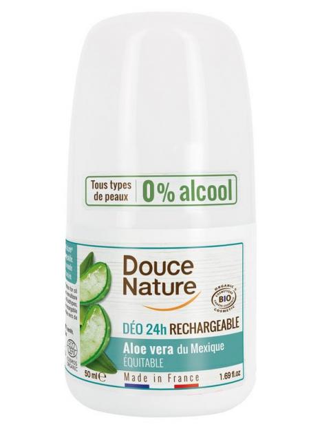 Douce Nature deodorant roll on aloe hervulb