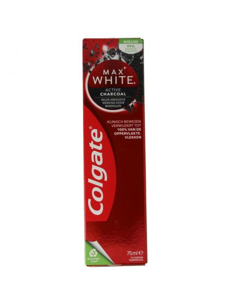 Colgate tandpasta max white charcoal