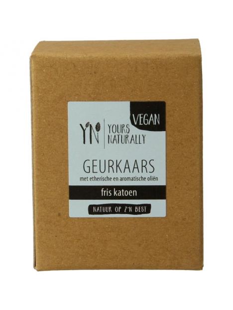 Yours Naturally Votive geurkaars fris katoen 9cl