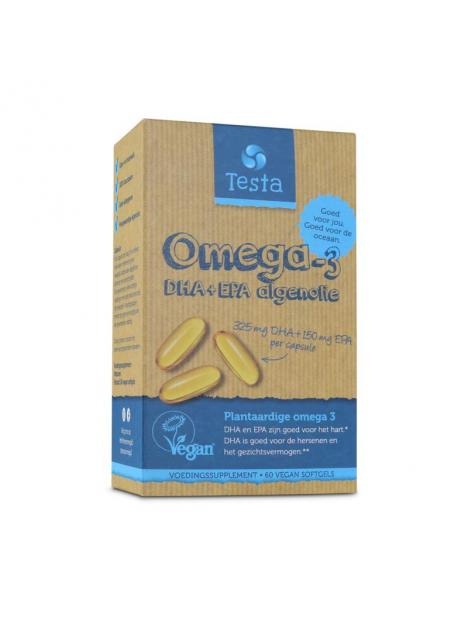 Omega 3 algenolie 300mg DHA + 125mg EPA vegan