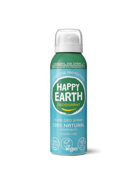 Happy Earth deo nat air spr cedar lime