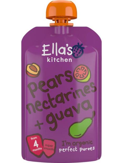 Ella's Kitchen pears nectarines&guava 4+knijp