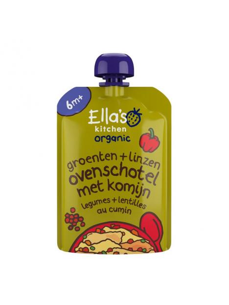 Ella's Kitchen gr groente ovenschot linzen 6+