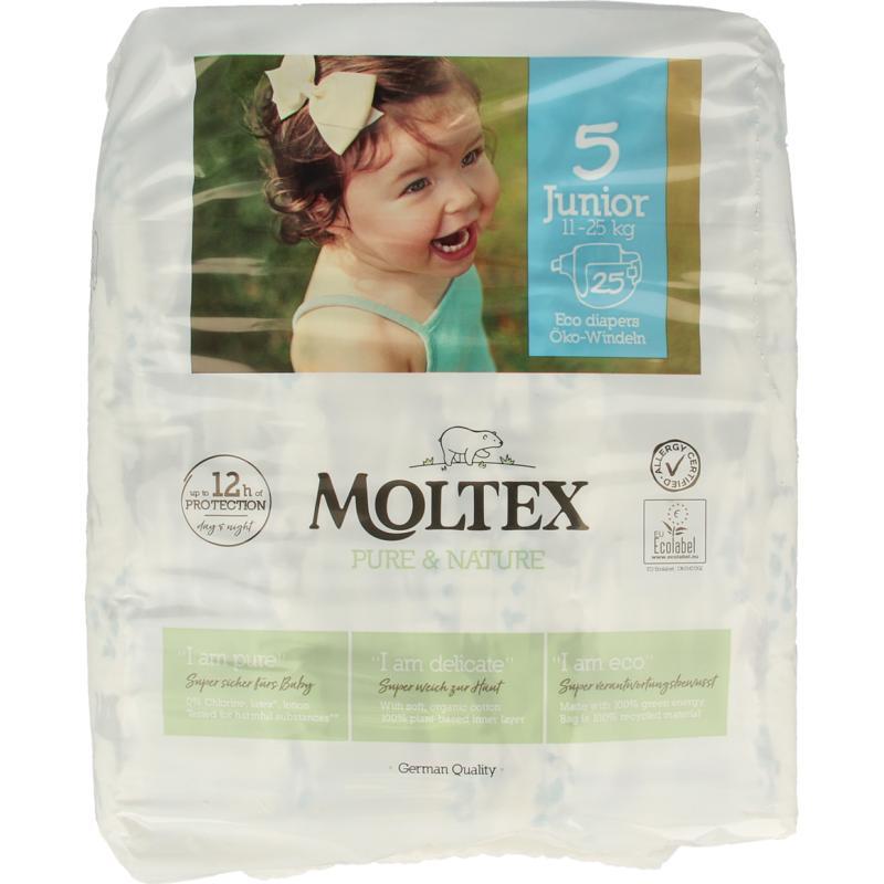 Moltex Pure & nature babyluiers junior