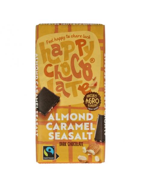 Happy Chocolate puur amandel karamel zeezout