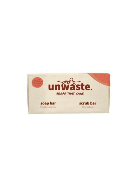 Unwaste Duopack soapbar scrubbar