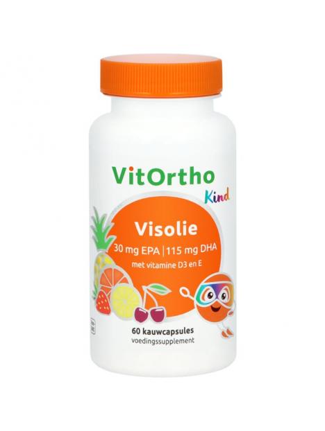 Vitortho visolie 30mg epa dha kind