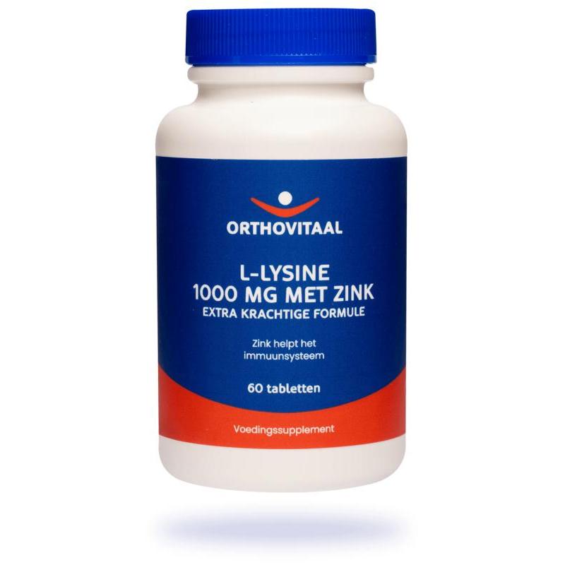 L-Lysine 1000mg met zink