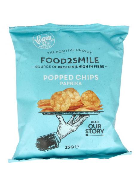 Food2Smile Popped chips paprika