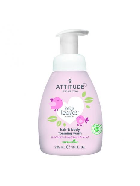 Attitude Baby leaves 2 in 1 haar & body parfumvrij