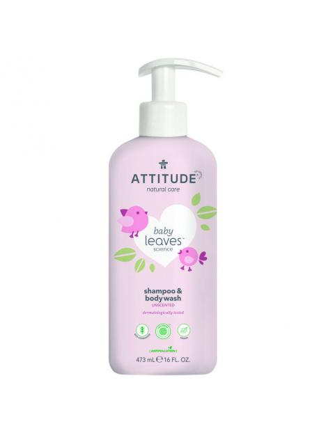 Attitude Baby leaves 2 in 1 shampoo parfrumvrij