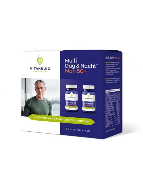 Vitakruid multi dag & nacht man 50+