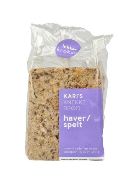 Kari's Crackers Knekkebrod haver/spelt bio