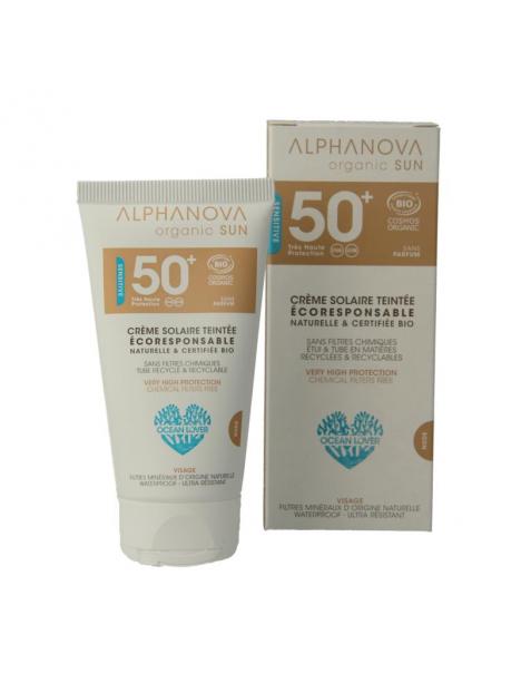 Alphanova Sun sun face tinted cream light