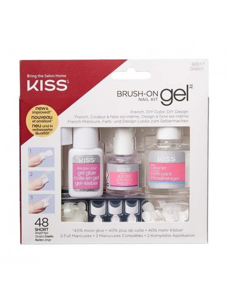 Kiss Kiss brush on gel kit