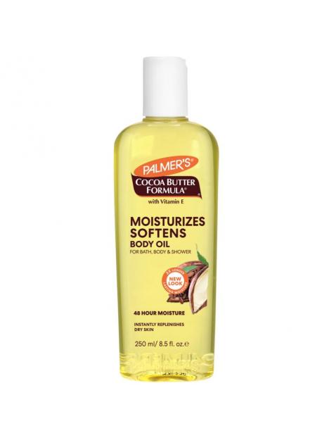 Cocoa butter formula moisturizing body oil