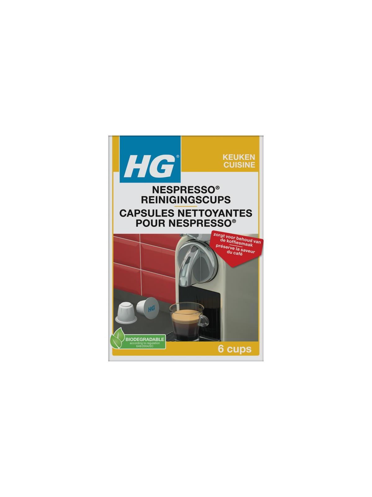 HG capsules nettoyantes pour Nespresso®