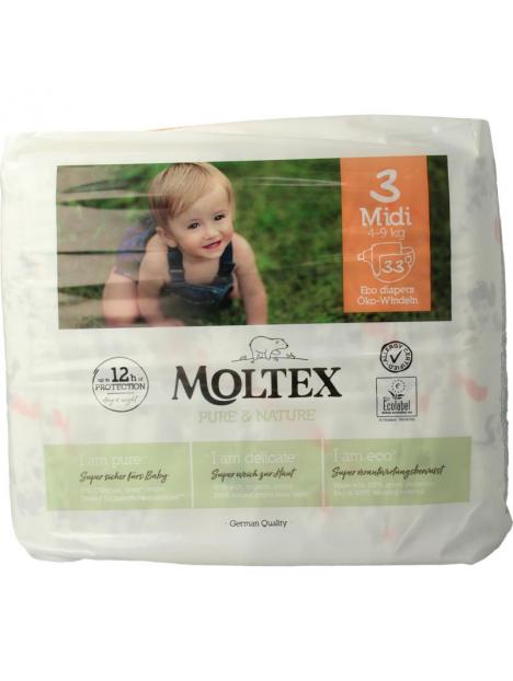 Moltex Pure & nature babyluiers midi