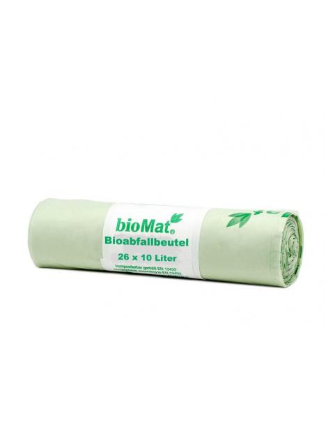 Biomat wastebag compost 10ltr handvat