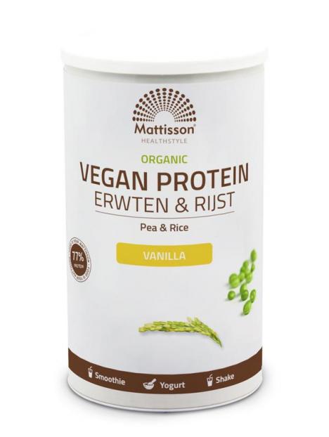 Mattisson protein erwt&rijst van veg bio