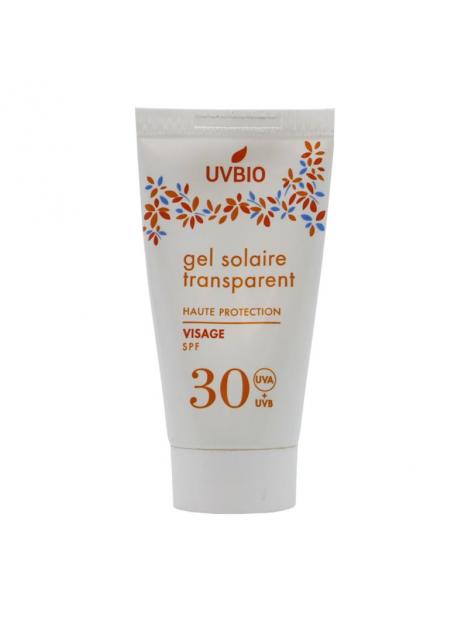 Uvbio sunscreen gel face spf30 bio