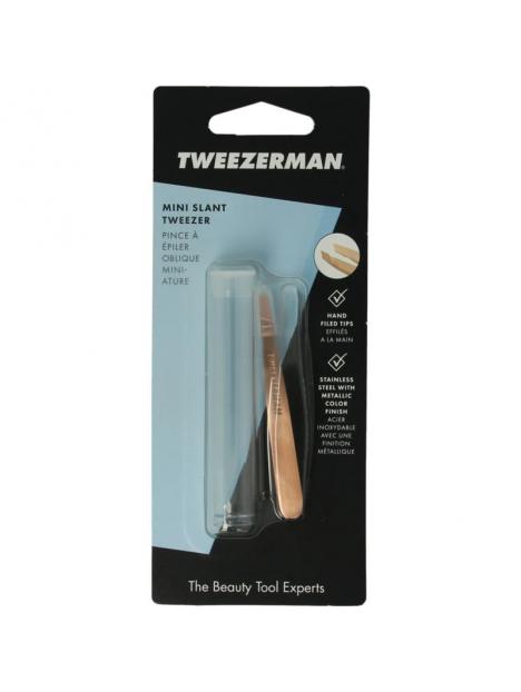 Tweezerman Mini slant tweezer rose gold