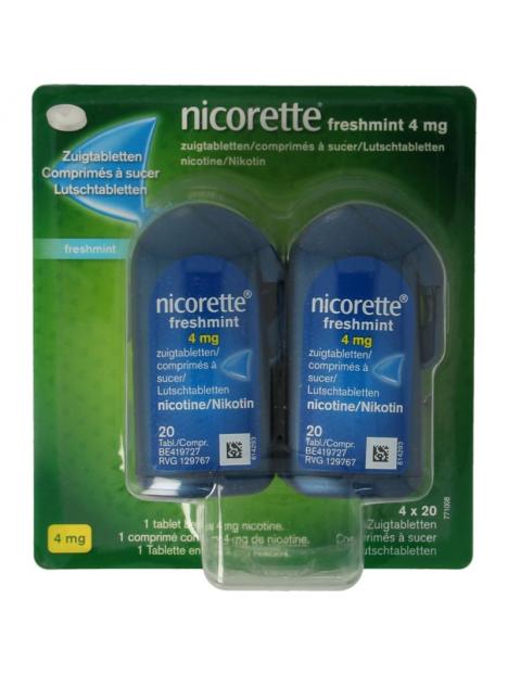 Nicorette Nicorette zuigtabl fr m 4mg av