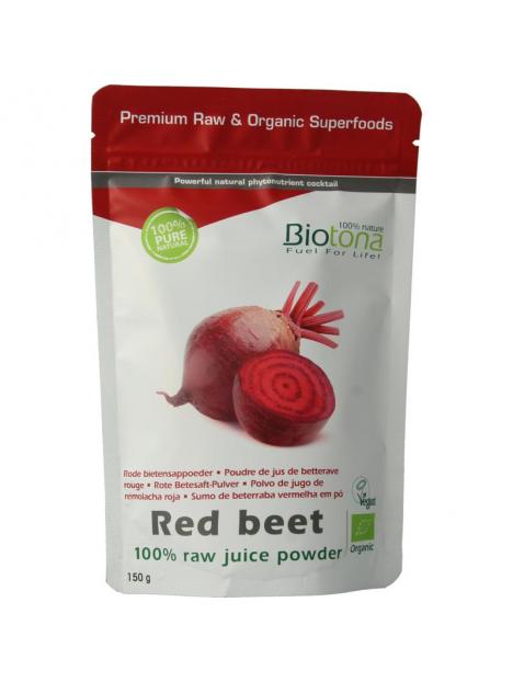 Biotona red beet raw powder bio