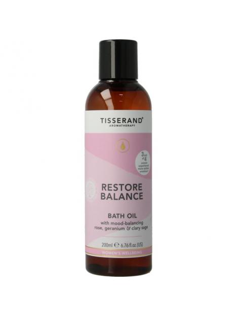 Tisserand bath oil restore balance