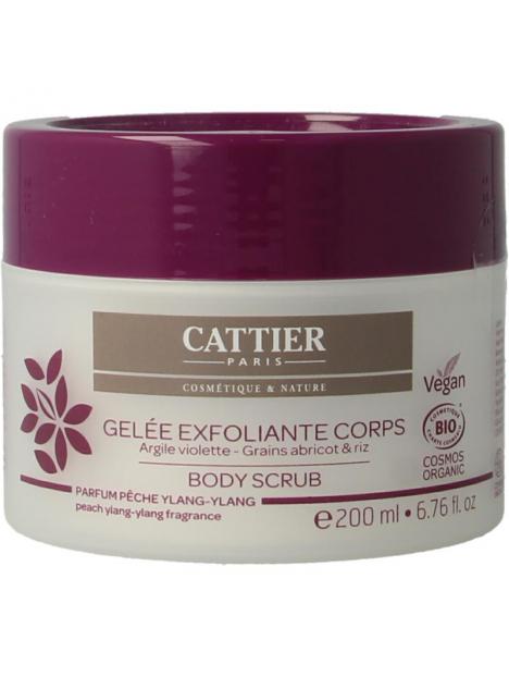 Cattier Body scrub perzik ylang ylang