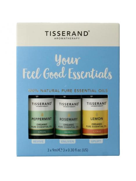 Tisserand your feel good essent oil kit