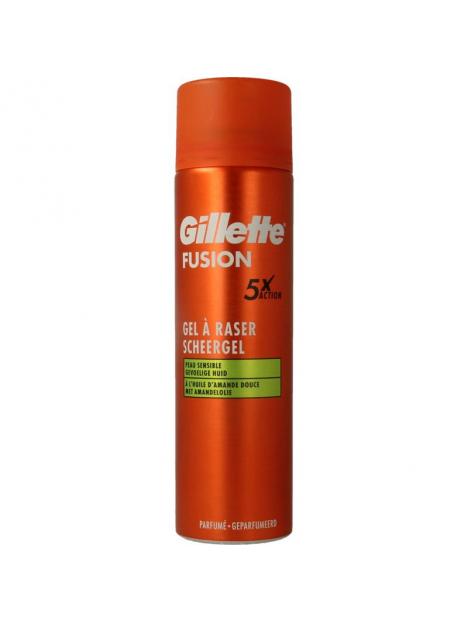 Gillette Fusion shaving gel sensitive