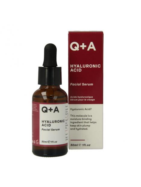 Q+A Hyaluronic acid facial serum