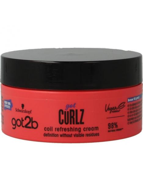 GOT2B GOT2B curlz refreshing cream