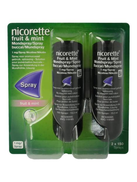 Nicorette Nicorette mondspr fr&mint duo