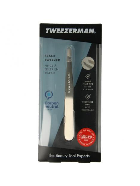 Tweezerman Slant tweezer klassiek stainless steel