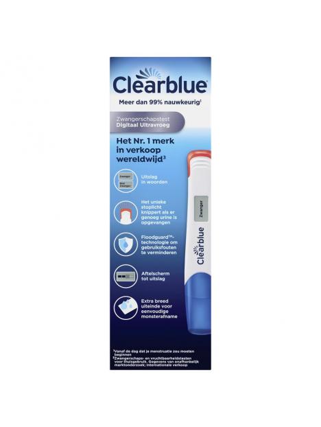 Clearblue digitaal ultra vroeg