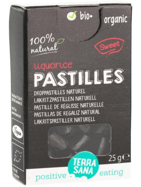 Pastilles de réglisse naturelles bio