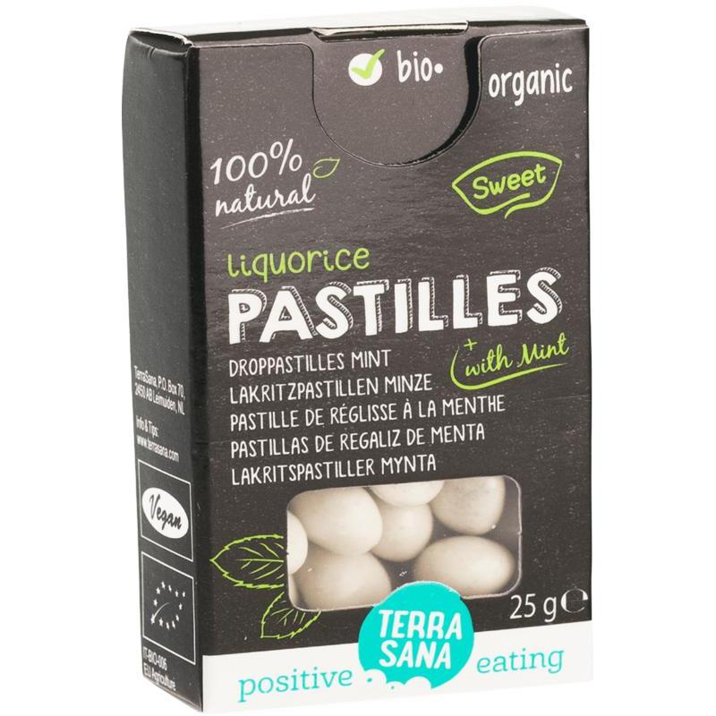 Licorice pastilles mint organic