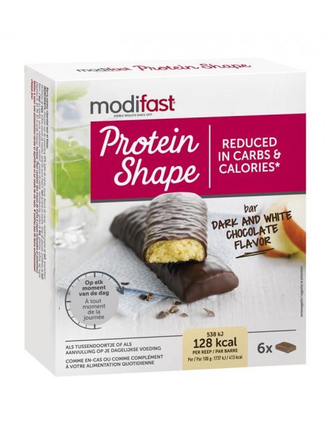 Protein Shape pure & witte chocolade 6 x 31 gram